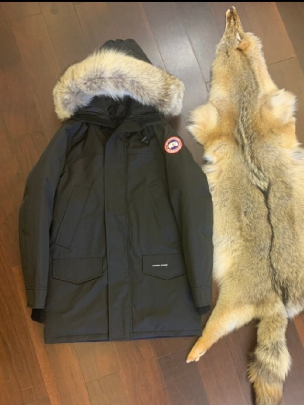 Canada Goose Langford Black Coyote Fur Hood Parka